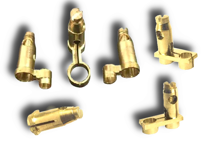 Brass 5pin 2in1 socket parts