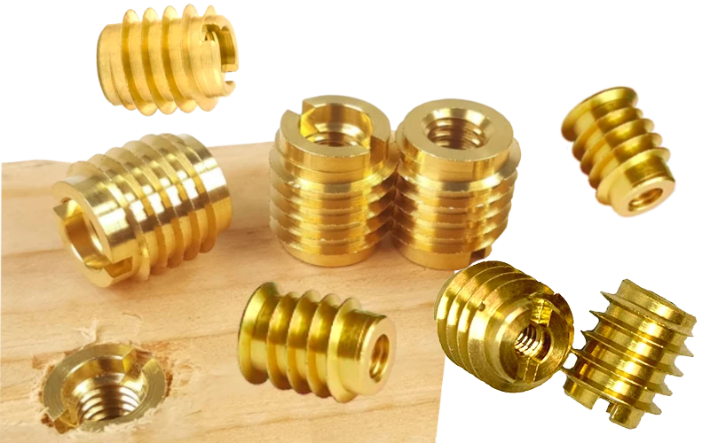Brass Wood Inserts